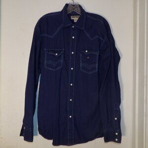 Red River Outfitters Pearl Snap Shirt Sz L